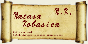 Nataša Kobasica vizit kartica